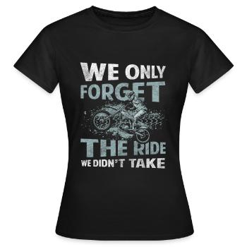 Dirtbike Dreck Street - Frauen T-Shirt - Schwarz - Vorne - AI Model Female 172 dark (172cm)