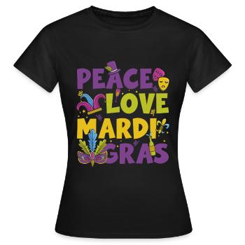 Party Parade Feiern Dienstag - Frauen T-Shirt - Schwarz - Vorne - AI Model Female 172 dark (172cm)