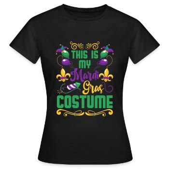 Festival de rue du carnaval - T-shirt Femme - noir - Devant - AI Model Female 172 dark (172cm)
