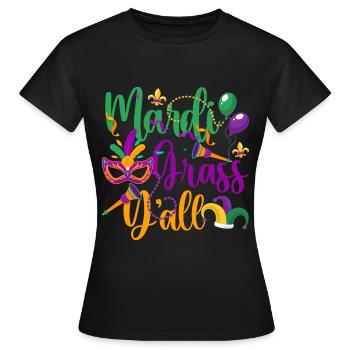 Party Parade Feiern Tradition - Frauen T-Shirt - Schwarz - Vorne - AI Model Female 172 dark (172cm)