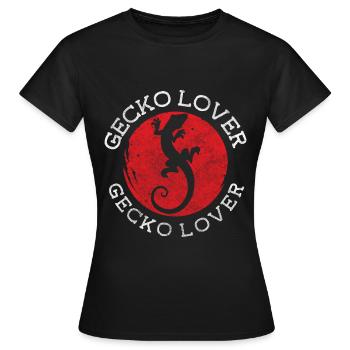 Geckos Tropics Terrarium - T-shirt Femme - noir - Devant - AI Model Female 172 dark (172cm)