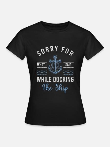 Segeln Schifffahrt Strand Maritim - Frauen T-Shirt - Schwarz