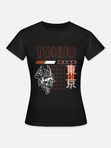 Tokio Weltreise Tempel - Frauen T-Shirt - Schwarz