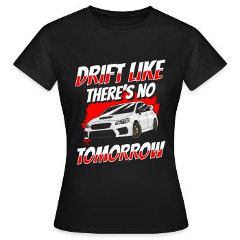 Drifting Auto Asphalt Flitzer - Frauen T-Shirt - Schwarz - Vorne - AI Model Female 172 dark (172cm)