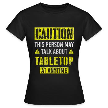 Play Role Playing Strategy - Women's T-Shirt - black - Front - AI Model Female 172 dark (172cm)