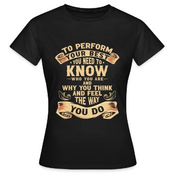Don de musicien de rue Musicien de ville Musicien Musical - T-shirt Femme - noir - Devant - AI Model Female 172 dark (172cm)