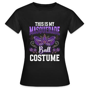 Défiguration inconnue - T-shirt Femme - noir - Devant - AI Model Female 172 dark (172cm)