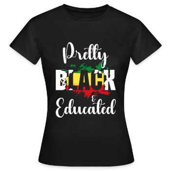 Wildnis Elefant Abenteuer Serengeti - Frauen T-Shirt - Schwarz - Vorne - AI Model Female 172 dark (172cm)