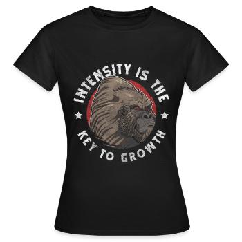 Gorilla Natur Menschenaffe - Frauen T-Shirt - Schwarz - Vorne - AI Model Female 172 dark (172cm)
