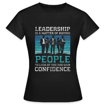 firma karriere erfolg - Frauen T-Shirt - Schwarz - Vorne - AI Model Female 172 dark (172cm)