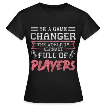 büro abteilungsleiter angestellter - Frauen T-Shirt - Schwarz - Vorne - AI Model Female 172 dark (172cm)