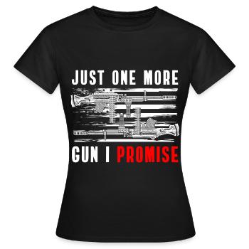 Gun Club Shooter Sport Shooter - Women's T-Shirt - black - Front - AI Model Female 172 dark (172cm)