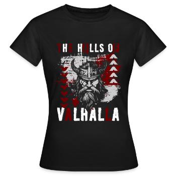 Style Polka Rouge - T-shirt Femme - noir - Devant - AI Model Female 172 dark (172cm)