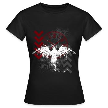 Trash Polka Trash Cool Motif - T-shirt Femme - noir - Devant - AI Model Female 172 dark (172cm)