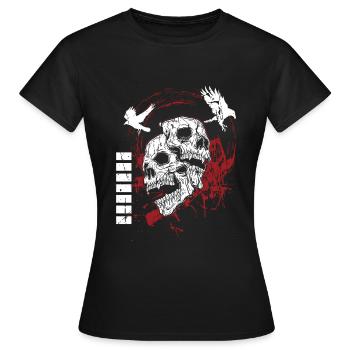 Style Polka Shirt - Frauen T-Shirt - Schwarz - Vorne - AI Model Female 172 dark (172cm)