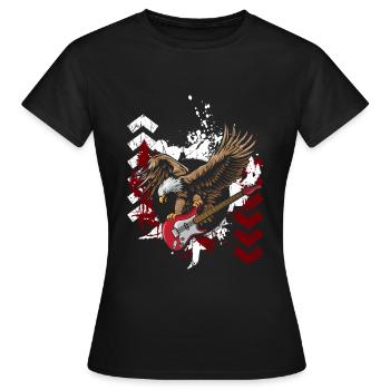 Trash Polka Trash Cool Noir - T-shirt Femme - noir - Devant - AI Model Female 172 dark (172cm)