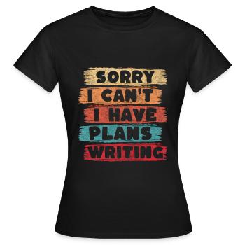 Écrivains Livres Auteurs - T-shirt Femme - noir - Devant - AI Model Female 172 dark (172cm)