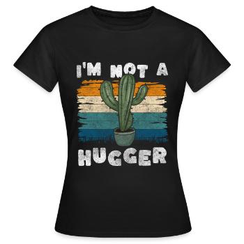 Plante, Désert, L’Eau, Piqûre - T-shirt Femme - noir - Devant - AI Model Female 172 dark (172cm)