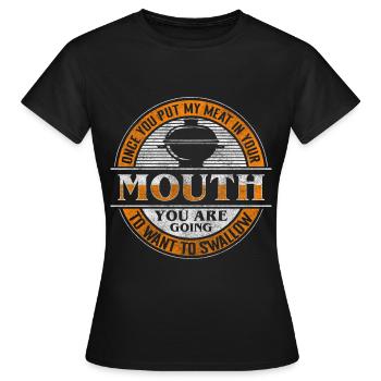 Kochen Gastronomie Lecker Geschmack - Frauen T-Shirt - Schwarz - Vorne - AI Model Female 172 dark (172cm)