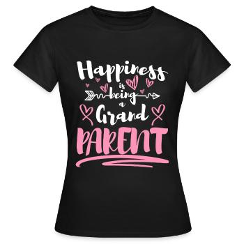 Granny Offspring Grandfather Love - Women's T-Shirt - black - Front - AI Model Female 172 dark (172cm)