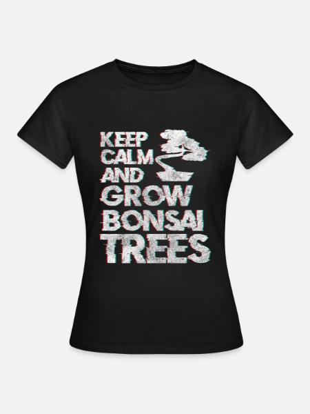 Bonsaibaum Japanisch Buddhismus - Frauen T-Shirt - Schwarz