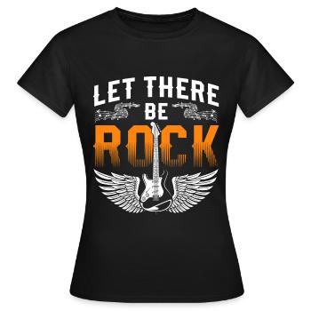 Musique, Rock, Musique, Musique, Musique - T-shirt Femme - noir - Devant - AI Model Female 172 dark (172cm)