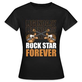 Concert d’un groupe de musique - T-shirt Femme - noir - Devant - AI Model Female 172 dark (172cm)