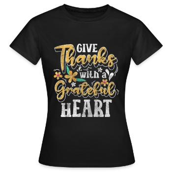 Réunion de cuisine familiale - T-shirt Femme - noir - Devant - AI Model Female 172 dark (172cm)