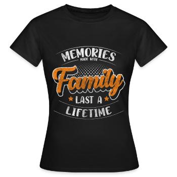 Reunion Party - Women's T-Shirt - black - Front - AI Model Female 172 dark (172cm)
