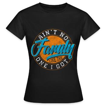 Fête de réunion de famille pour les enfants - T-shirt Femme - noir - Devant - AI Model Female 172 dark (172cm)