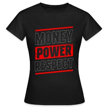 Empire Prospérité Entreprise - T-shirt Femme - noir - Devant - AI Model Female 172 dark (172cm)