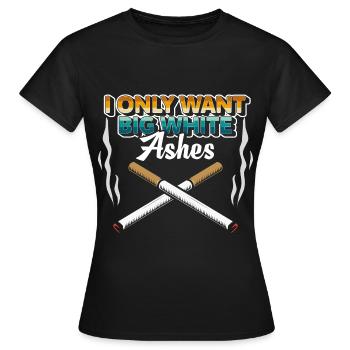 Tabak Nikotin Rauchverbot Droge - Frauen T-Shirt - Schwarz - Vorne - AI Model Female 172 dark (172cm)