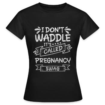 Baby Birth Offspring Children - Women's T-Shirt - black - Front - AI Model Female 172 dark (172cm)