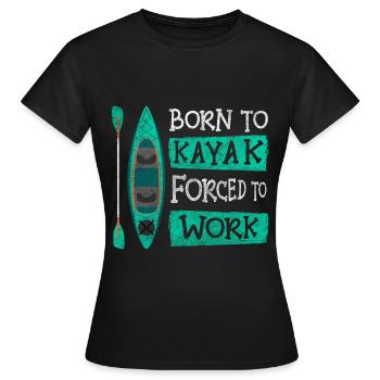 Club d’aviron sportif d’aviron aquatique - T-shirt Femme - noir - Devant - AI Model Female 172 dark (172cm)