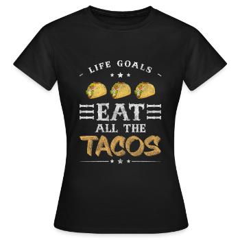 Buffet Genießer Restaurant - Frauen T-Shirt - Schwarz - Vorne - AI Model Female 172 dark (172cm)