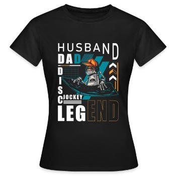 Musik Techno Feiern Bass - Frauen T-Shirt - Schwarz - Vorne - AI Model Female 172 dark (172cm)