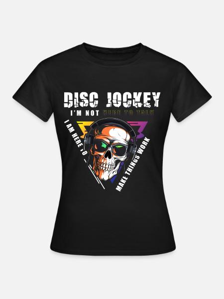DJ Techno Party - Frauen T-Shirt - Schwarz