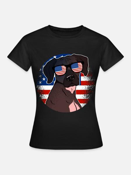 USA - Frauen T-Shirt - Schwarz