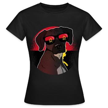 Angola - T-shirt Femme - noir - Devant - AI Model Female 172 dark (172cm)