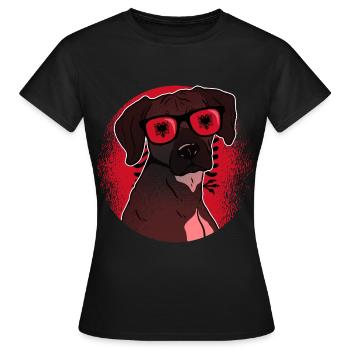 Albanie - T-shirt Femme - noir - Devant - AI Model Female 172 dark (172cm)