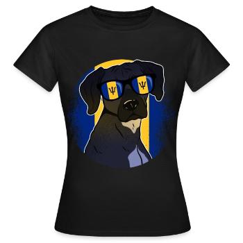 Barbados - Women's T-Shirt - black - Front - AI Model Female 172 dark (172cm)