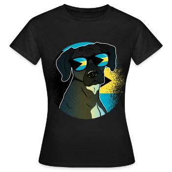 Bahamas - T-shirt Femme - noir - Devant - AI Model Female 172 dark (172cm)