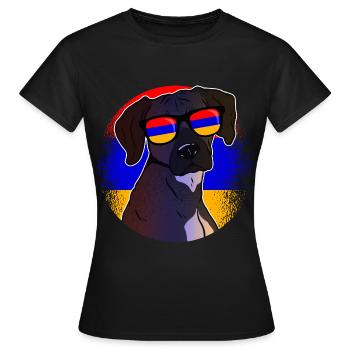 Arménie - T-shirt Femme - noir - Devant - AI Model Female 172 dark (172cm)