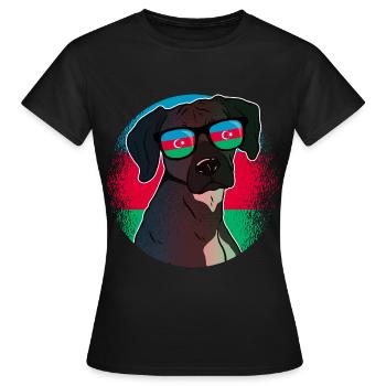 Azerbaïdjan - T-shirt Femme - noir - Devant - AI Model Female 172 dark (172cm)