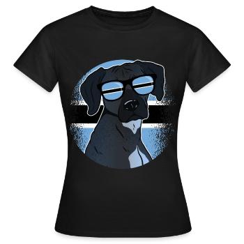 Botswana - Frauen T-Shirt - Schwarz - Vorne - AI Model Female 172 dark (172cm)