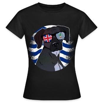 British Indian Ocean Territory - Women's T-Shirt - black - Front - AI Model Female 172 dark (172cm)