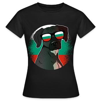 Bulgarien - Frauen T-Shirt - Schwarz - Vorne - AI Model Female 172 dark (172cm)