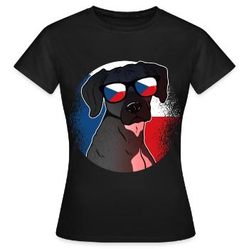 Tschechische Republik - Frauen T-Shirt - Schwarz - Vorne - AI Model Female 172 dark (172cm)