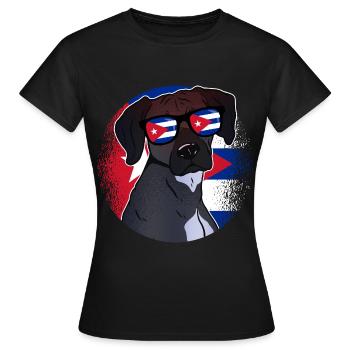 Cuba - T-shirt Femme - noir - Devant - AI Model Female 172 dark (172cm)