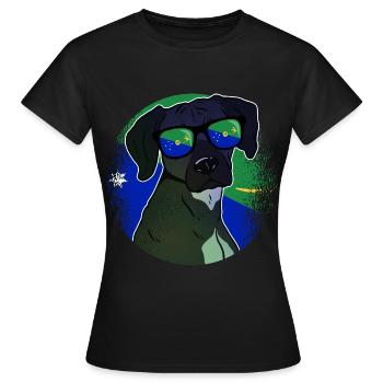 Weihnachtsinsel - Frauen T-Shirt - Schwarz - Vorne - AI Model Female 172 dark (172cm)